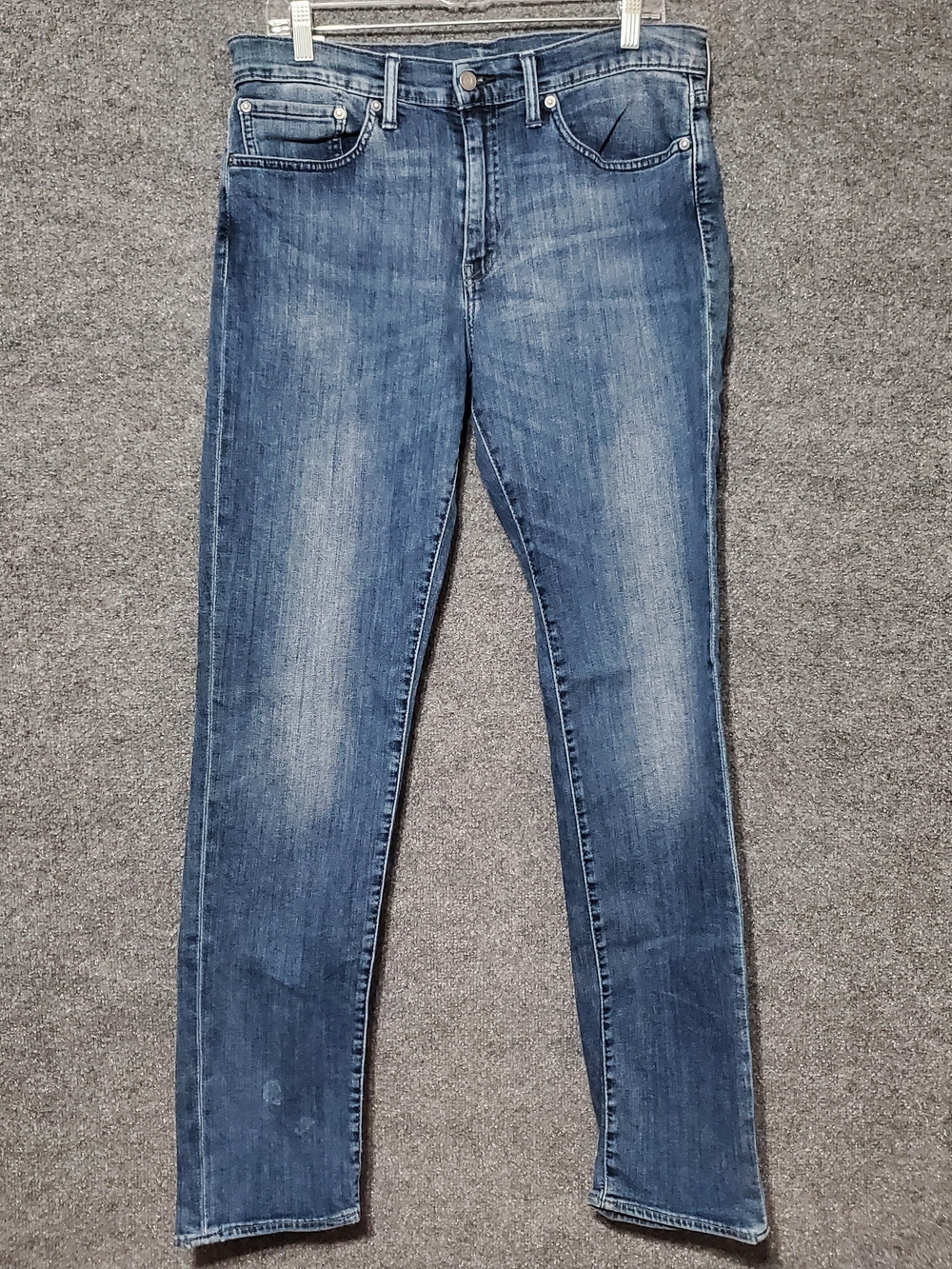 Levi's 511 Men's Blue Slim Straight Denim Jeans Medium Wash Cotton Size 34x33